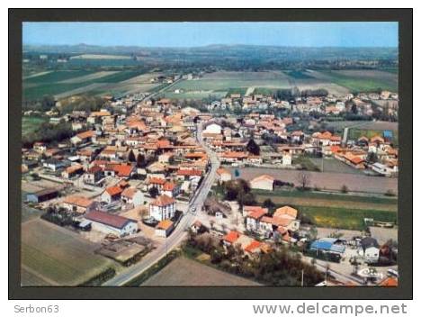 CARTE POSTALE NEUVE COULEUR 1980/90 ENVIRONS D'AIGUEPERSE 63260 VUE AERIENNE THURET EDITIONS COMBIER CIM 63432 997.0499 - Aigueperse