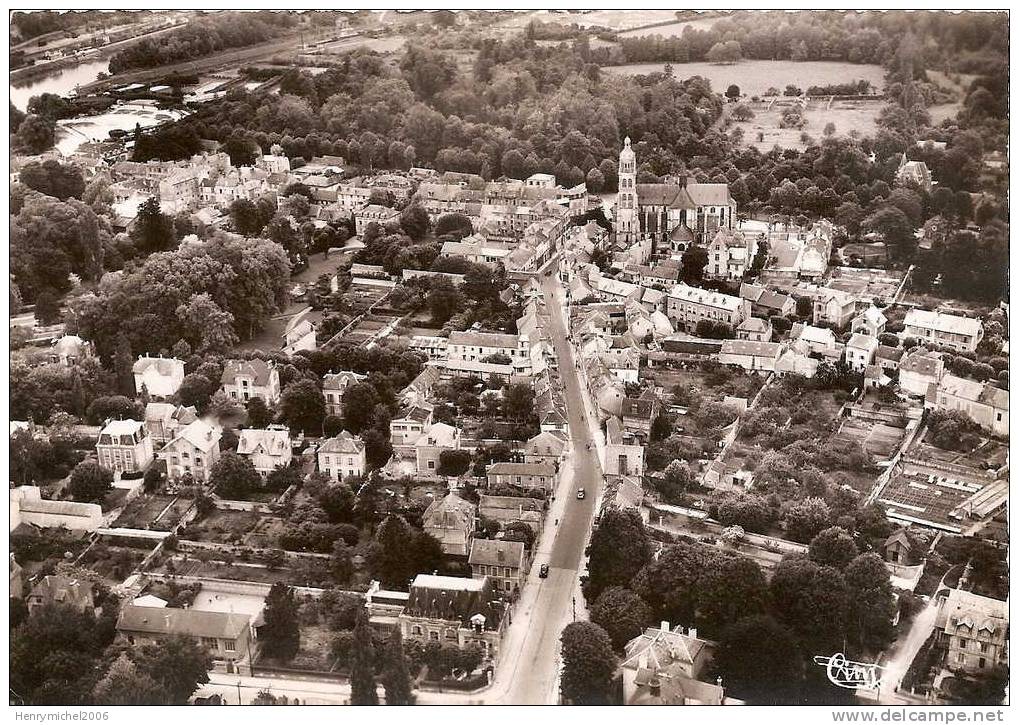 L'isle Adam  Vue Aérienne;ed Combier - Cormeilles En Parisis