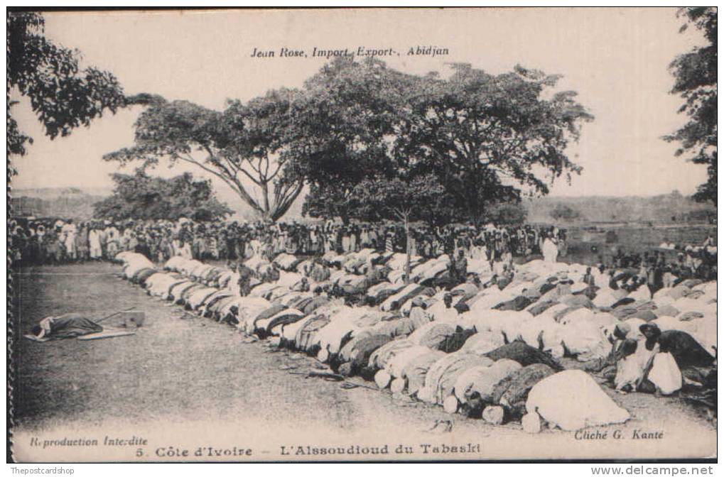 CPA AFRIQUE  - COTE D'IVOIRE -  L'ALSSOUDIOUD DU TABASKI  - - Ivoorkust