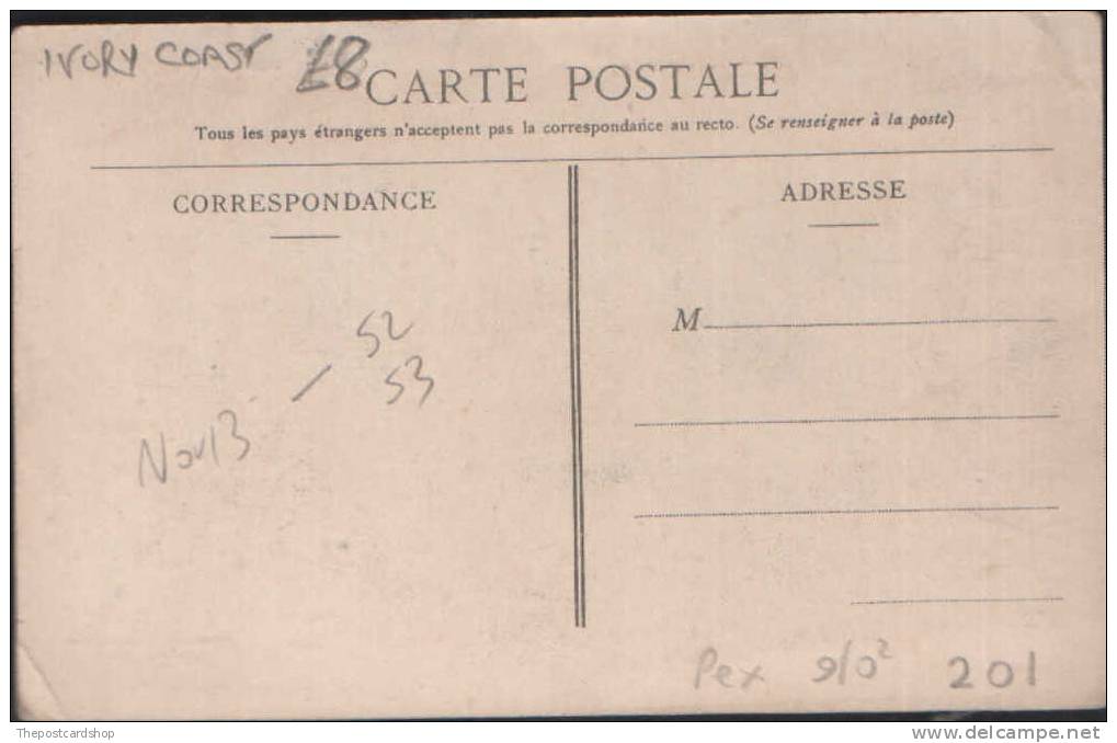 CPA AFRIQUE  - COTE D'IVOIRE -  Colonies Françaises - COTE D'IVOIRE  No.43 ABIDJEAN- La Douane LS THE CUSTOMS RARE - Côte-d'Ivoire