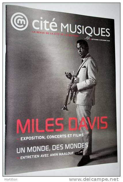 Magazine Cité Musiques N° 61 09/2009 Expo MILES DAVIS - Muziek