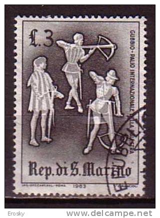 Y8461 - SAN MARINO Ss N°634 - SAINT-MARIN Yv N°589 - Used Stamps