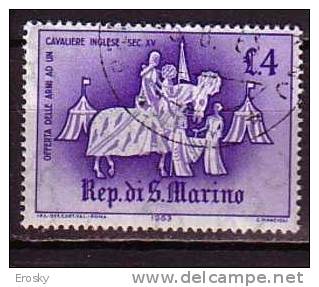 Y8462 - SAN MARINO Ss N°635 - SAINT-MARIN Yv N°590 - Used Stamps