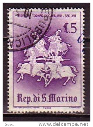 Y8463 - SAN MARINO Ss N°636 - SAINT-MARIN Yv N°591 - Used Stamps