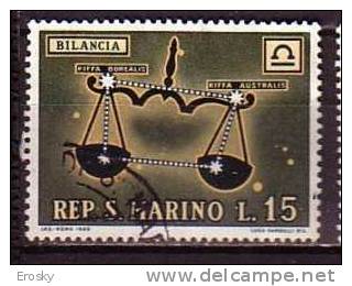 Y8706 - SAN MARINO Ss N°800 - SAINT-MARIN Yv N°755 - Used Stamps