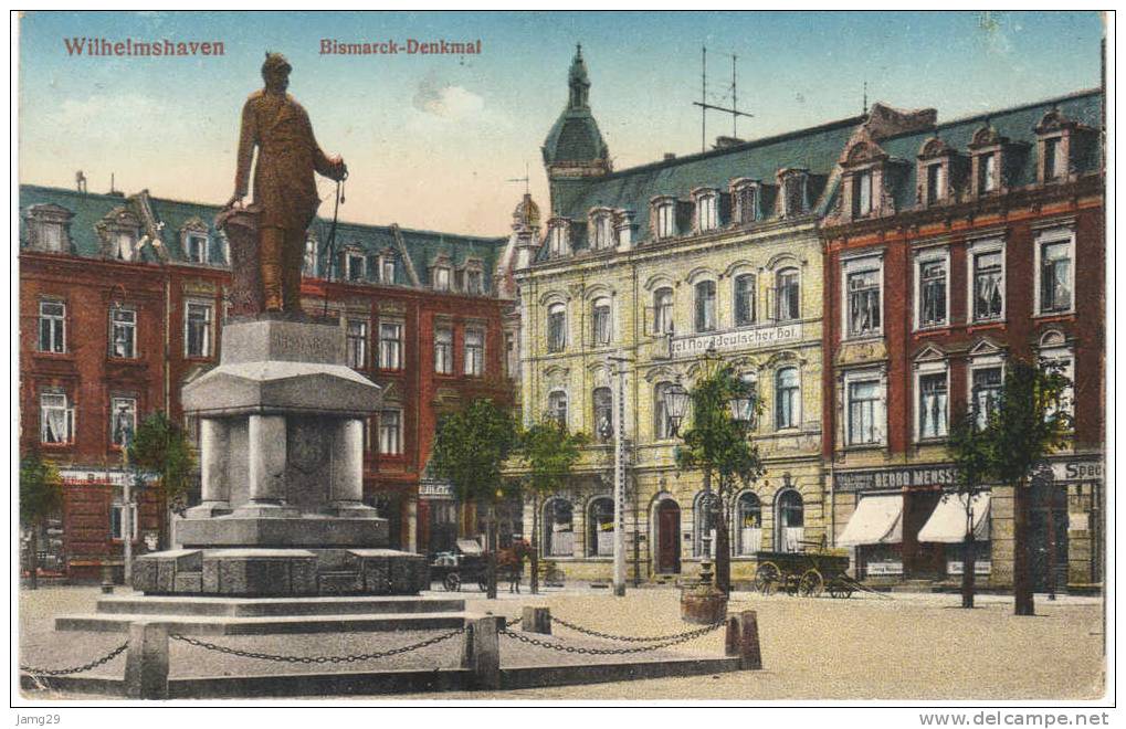 Duitsland/Deutschland, Wilhelmshaven, Bismarck-Denkmal, 1915 - Wilhelmshaven