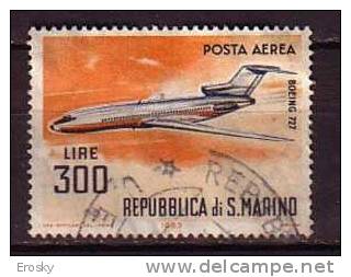 Y9196 - SAN MARINO Aerea Ss N°147 - SAINT-MARIN Aerienne Yv N°136 - Poste Aérienne