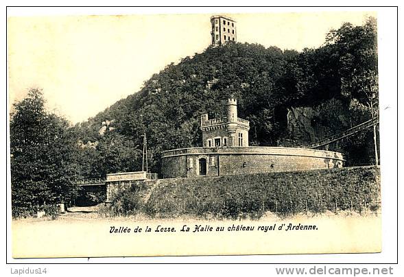 P 157 /CPA  BELGIQUE VALLEE DE LA LESSE LA HALTE AU CHATEAU ROYAL D' ARDENNE - Houyet