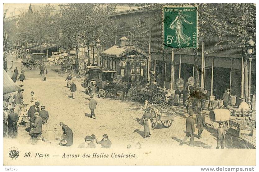 Paris 75 - Marché - Halles - Petits Métiers à Paris