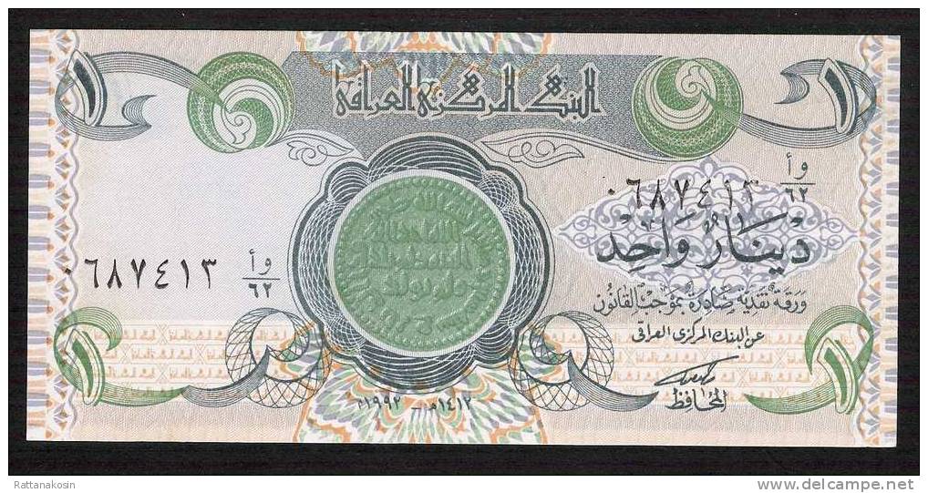 IRAK    P79  1 DINAR    1992    UNC. - Iraq