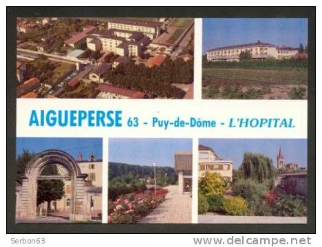 CARTE POSTALE MODERNE NEUVE EN COULEUR AIGUEPERSE L'HOPITAL 63260 AUVERGNE PUY De DÔME CLICHE HERVE MONESTIER EDITIONS A - Aigueperse