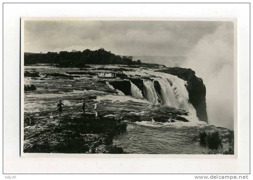 - MOZAMBIQUE . VICTORIA FALLS . THE RAPIDS ABOVE THE MAIN FALLS AS SEEN FROM GATARACT ISLAND - Mozambique