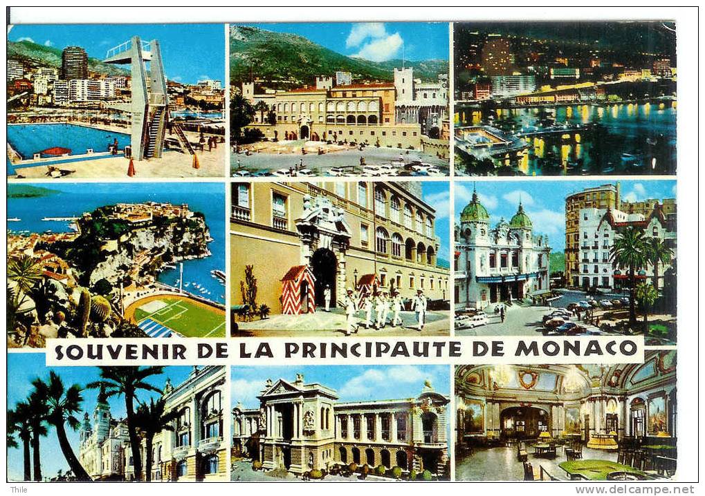 Souvenir De La Principauté De MONACO - Multi-vues, Vues Panoramiques