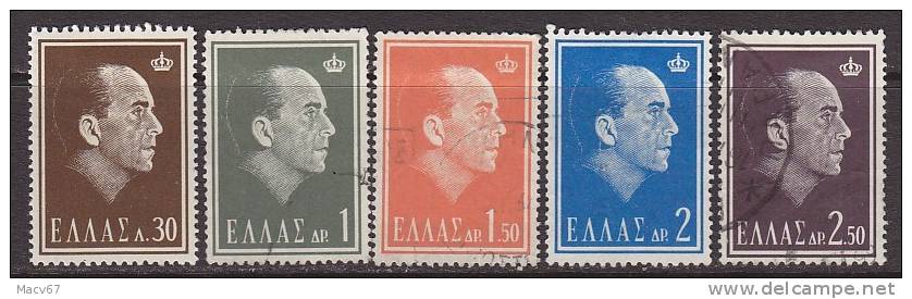 Greece 778+   (o)  KING PAUL - Used Stamps