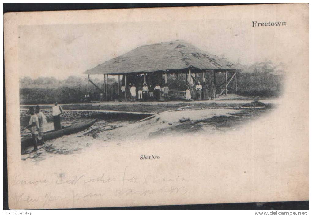 CPA AFRIQUE CPA PIONNIERE De FREETOWN - Sherbro En 1902 NON DIVISE EARLY CARD - Sierra Leone