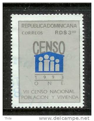 YT 1113 (o) - Mi 1670 - Année 1993 - Censo - Dominicaine (République)