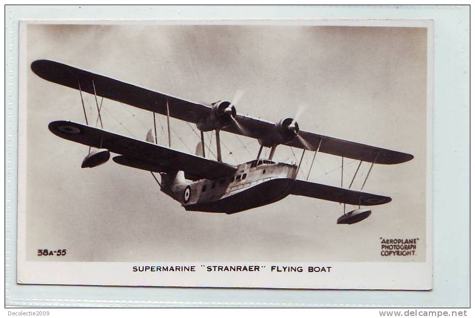 A Aviation Avion Supermarine Stranraer Flying Boat Not Used Perfect Shape - 1939-1945: 2de Wereldoorlog