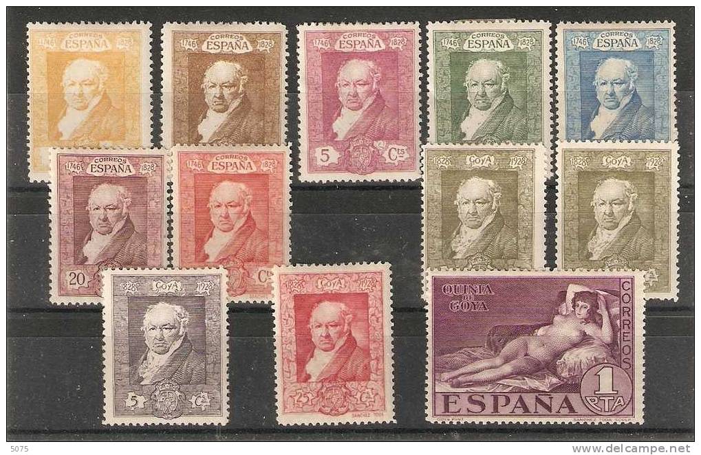 1930 Lot  Centenaire De La Mort De GOYA - Unused Stamps