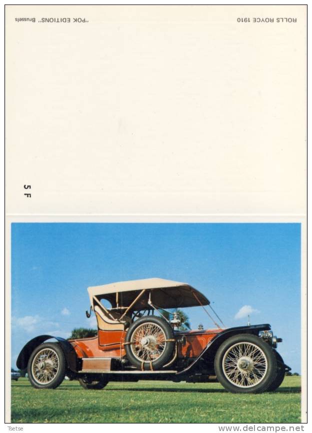 Calendrier De Poche Illustrè Par Une Ancienne Voiture (Rolls Royce 1910 )- Année 1979 - Petit Format : 1971-80
