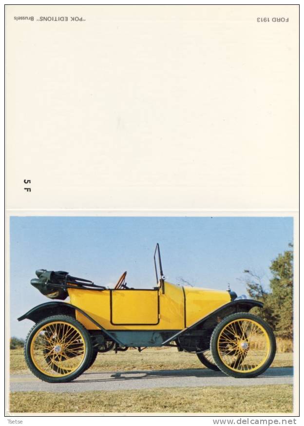 Calendrier De Poche Illustrè Par Une Ancienne Voiture ( Ford 1913 )- Année 1979 - Petit Format : 1971-80