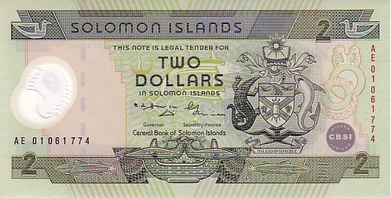 SOLOMON ISLANDS   2 Dollars  Non Daté (2001)  Pick 23  Polymer   ***** BILLET  NEUF ***** - Salomonseilanden