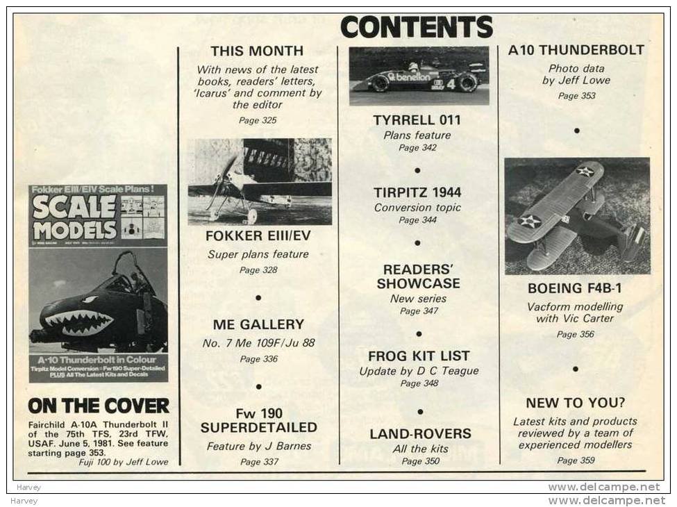Scale Models International Juillet et Août 1983