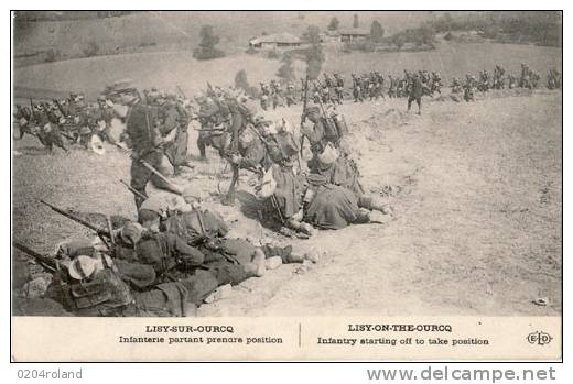 Lisy Sur Ourcq - Infanterie Partant Prendre Position : Achat Immédiat - Lizy Sur Ourcq