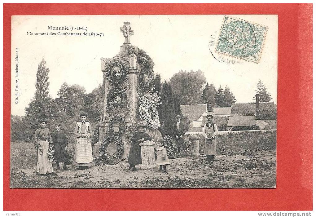 MONNAIE - Monument Des Combattants Guerre 1870 71 - Monnaie