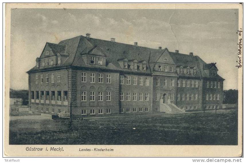 Güstrow Mecklenburg Landes Kinderheim Grünlich 6.10.1931 Gelaufen - Guestrow