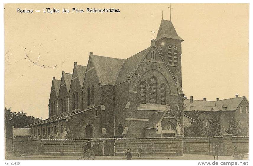 ROESELARE/ROULERS - Feldpost- L'eglise Des Peres Redemtoristes- 2 Milt Stempels - Roeselare