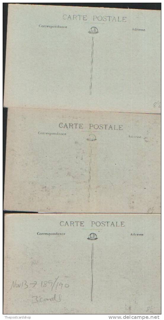 CPA 39 FRANCE Trois Cartes Anciennes De DOLE Nos 1=la Cathedral :No9= Vue Sue Le Doubs & No31 Vue Generale - Dole