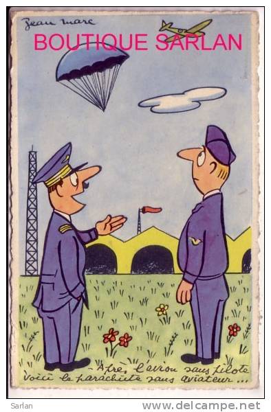 AVIATION , Parachutisme , Illustration De Jean Marc - Parachutisme