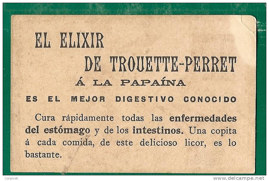 LA PERRUQUE - TROUETTE-PERRET Advertisement  ElIXIR A LA PAPAINA - Artis Historia