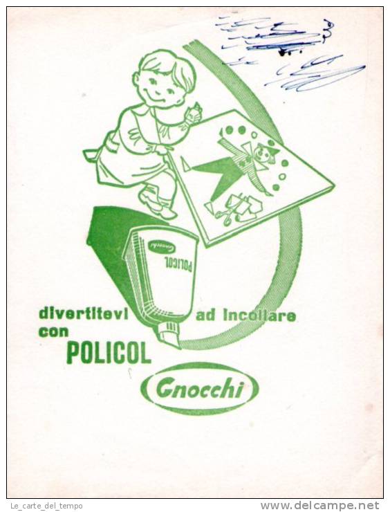 Carta Assorbente GNOCCHI - Policol Colla Anni ´30 ´40 - Cartoleria