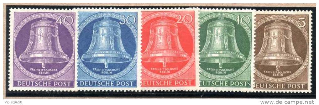 ALLEMAGNE Berlin : TP N° 87/91 ** - Unused Stamps