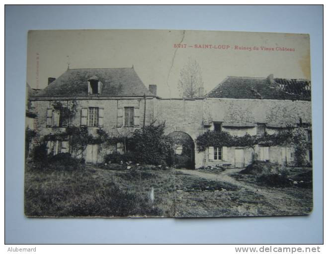 St Loup Lamaire . Ruines Du Vieux Chateau. - Saint Loup Lamaire