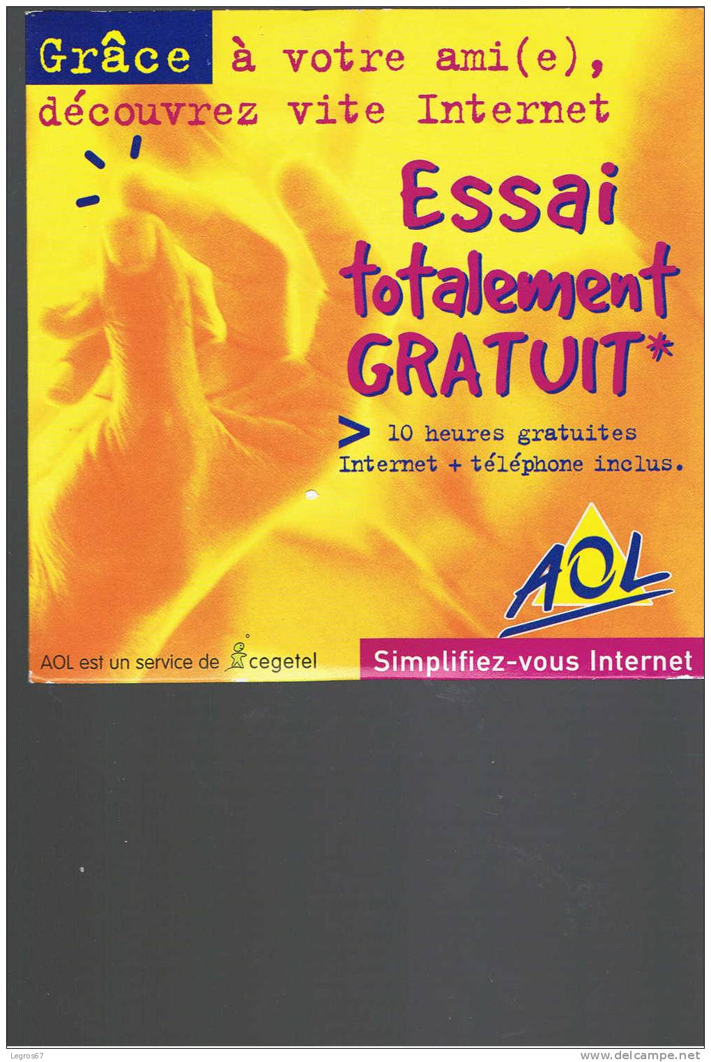 KIT INTERNET AOL ESSAI GRATUIT - Connection Kits