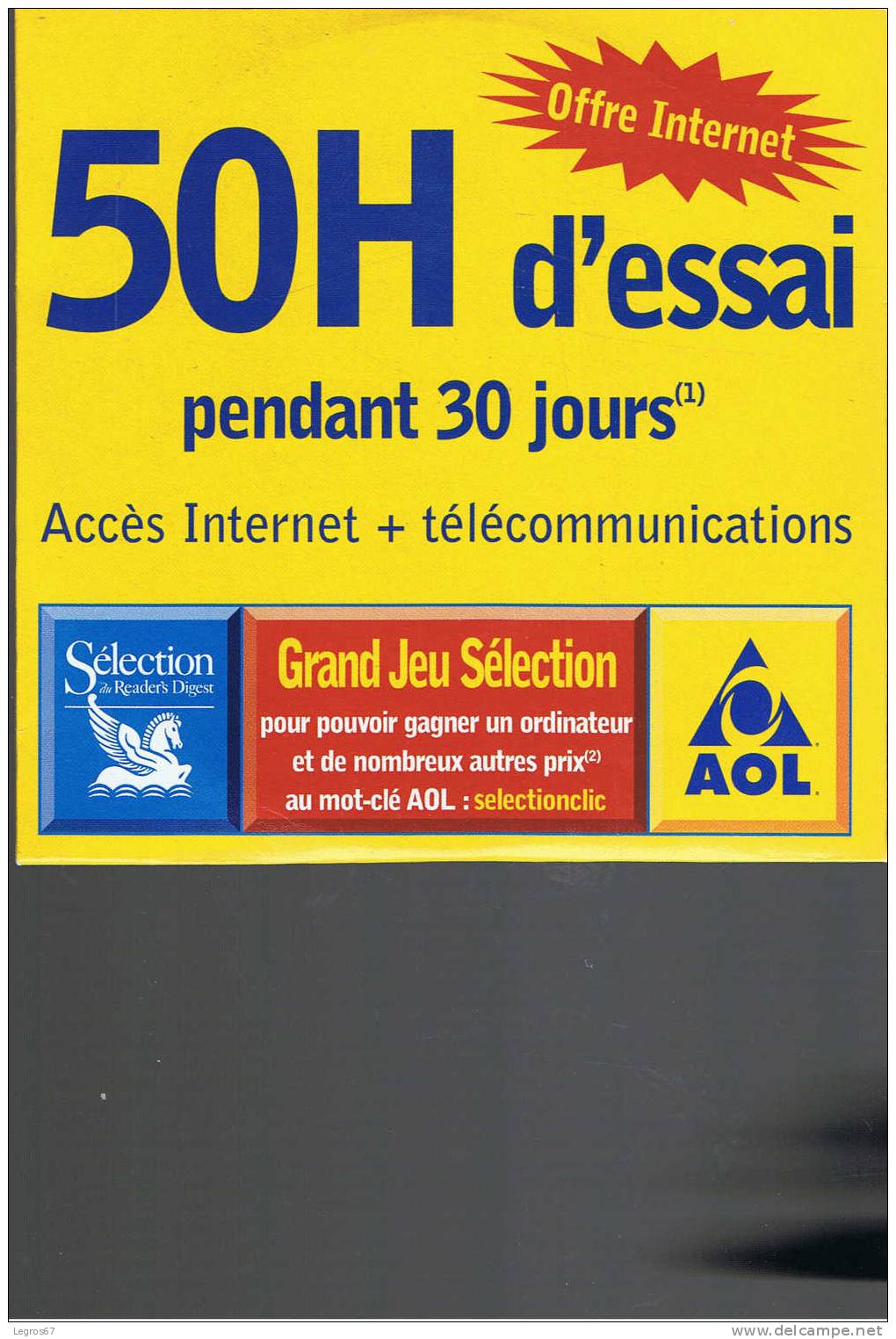 KIT INTERNET AOL 50 H - 30 PREMIERS JOURS - Connection Kits