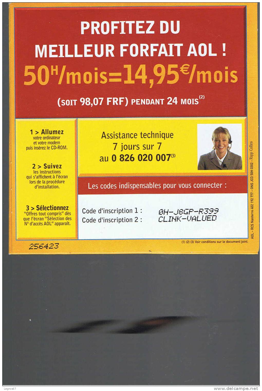 KIT INTERNET AOL 50 HEURES - Connection Kits