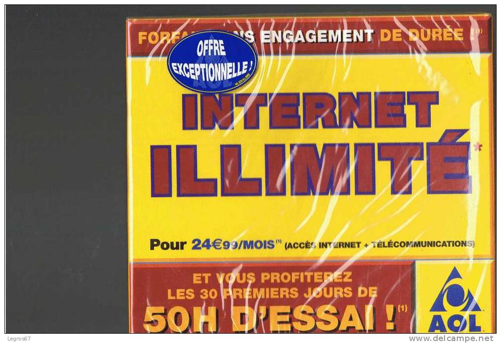 KIT INTERNET AOL INTERNET ILLIMITE - Kits De Connexion Internet