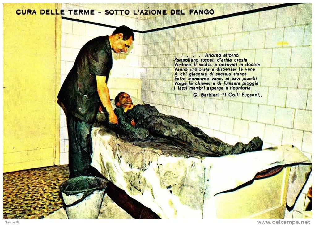 BAINS DE BOUE. CURE THERMALE. CURA DELLE TERME. - Santé