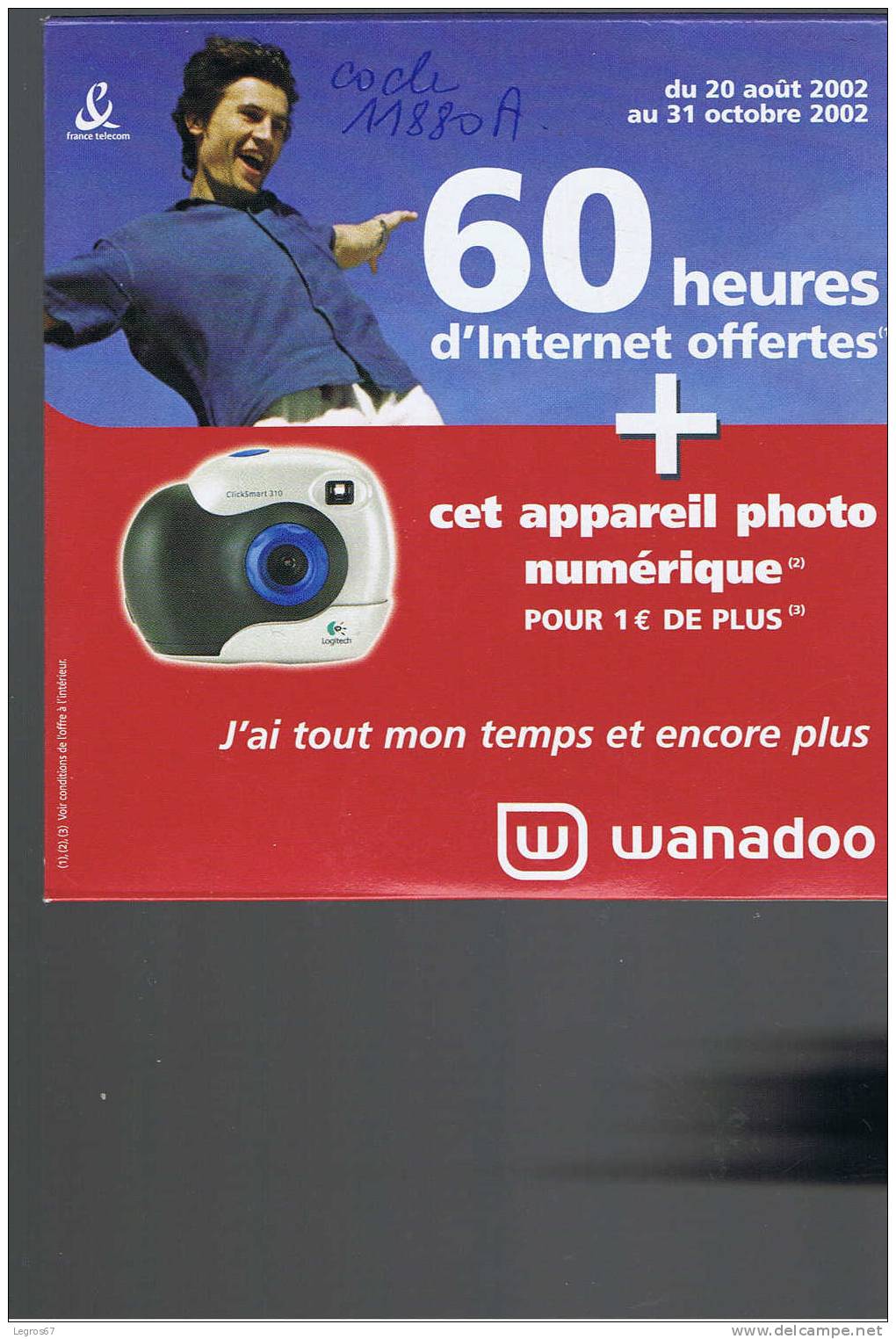 KIT INTERNET WANADOO 60 H + APPAREIL PHOTO - Internetaansluiting