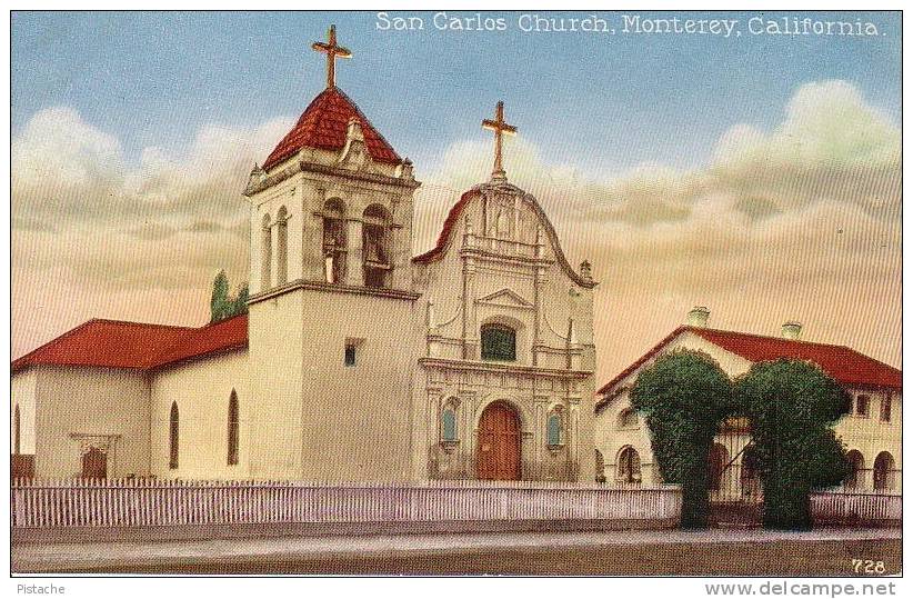 Monterey Californie - San Carlos Church - Église - Neuve Unused - Edward H. Mitchell - Other & Unclassified