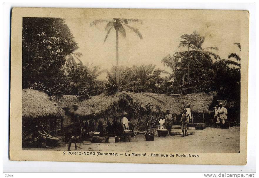 PORTO NOVO Dahomey Un Marché Banlieue De Porto-Novo - Dahome
