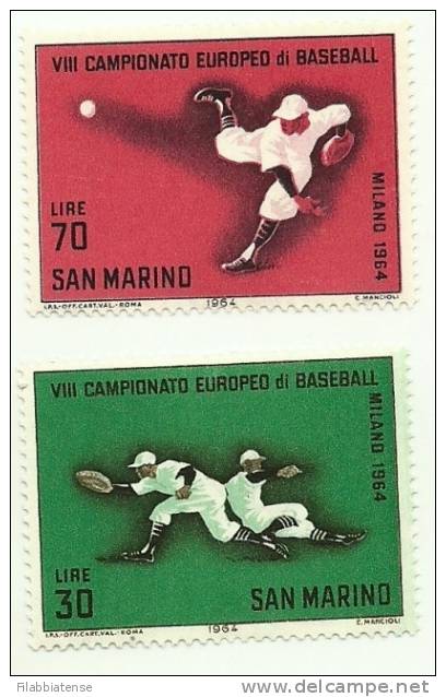 1964 - 682/83 Baseball     +++++++ - Unused Stamps