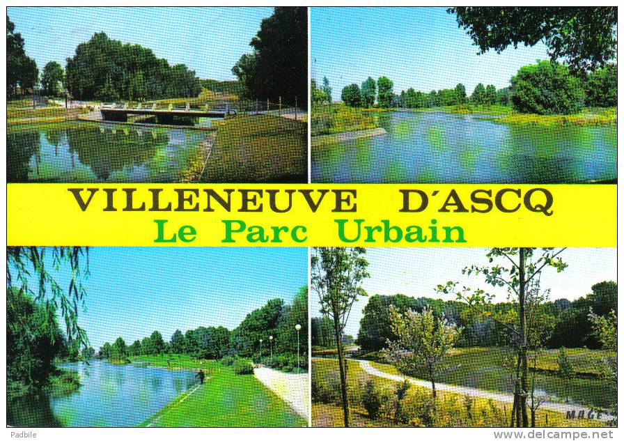 Carte Postale 59.  Villeneuve D´Ascq Trés Beau Plan - Villeneuve D'Ascq