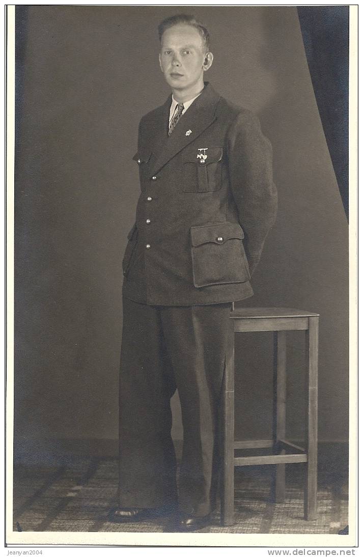 Carte Photo Soldat Militaire Lichtbildner Liebermann Beckum - Beckum