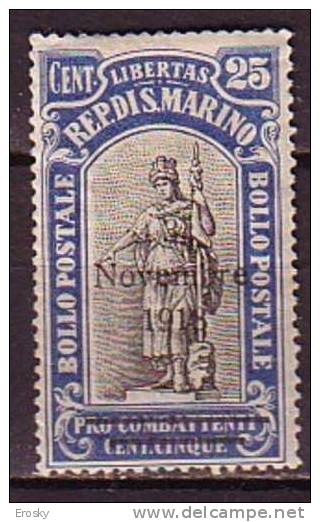 Y6540 - SAN MARINO Ss N°64 - SAINT-MARIN Yv N°63 * - Unused Stamps