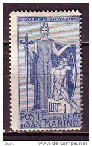 Y6587 - SAN MARINO Ss N°101 - SAINT-MARIN Yv N°100 * - Unused Stamps