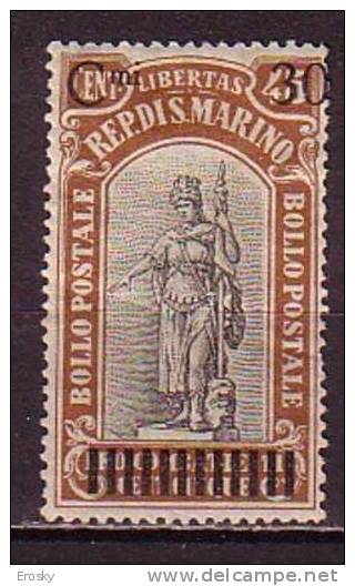 Y6590 - SAN MARINO Ss N°103 - SAINT-MARIN Yv N°102 * - Unused Stamps